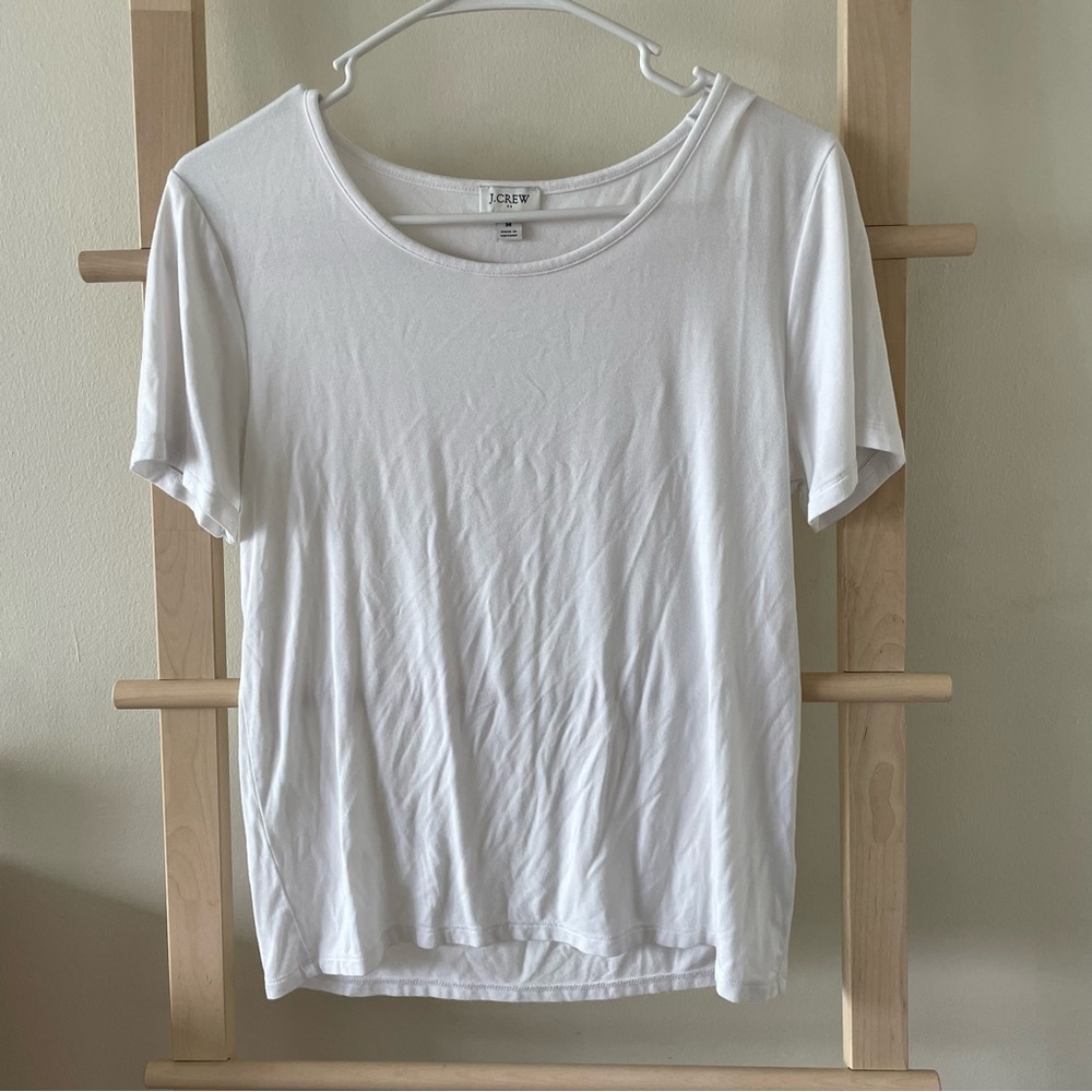 J. Crew White Wear to Work Shirt Size Medium